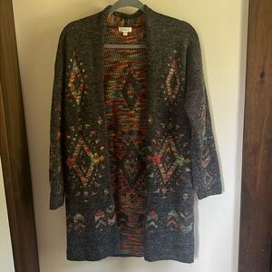 Women’s long sweater size small